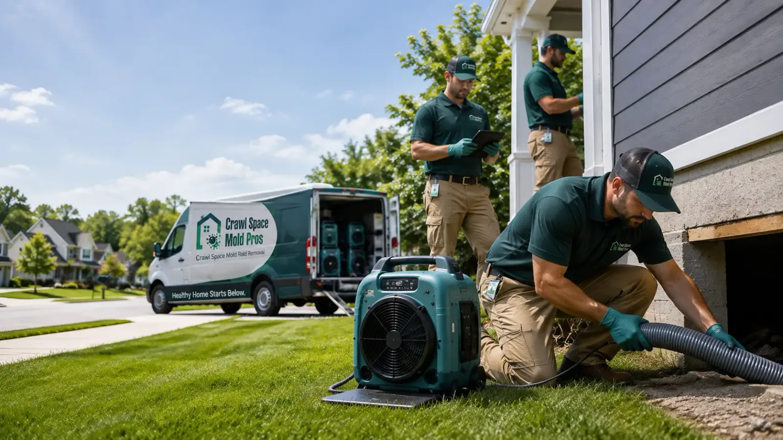 Crawl Space Mold Removal in West Chesterfield, MA